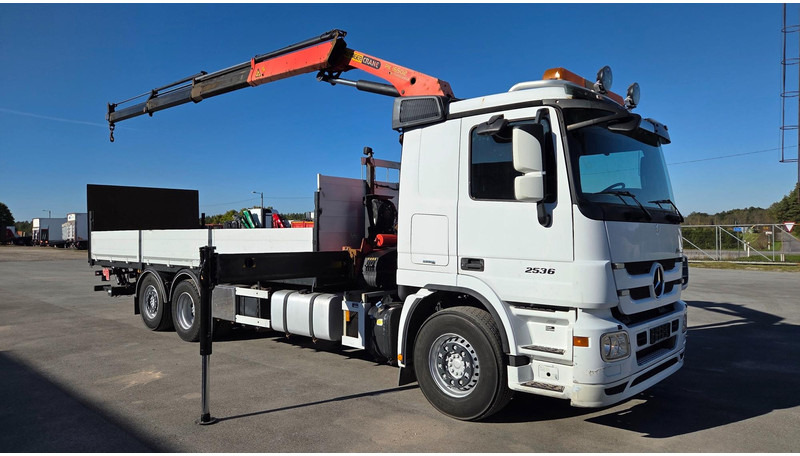 Mercedes-Benz Actros 2536 6X2 Palfinger PK16502 - Planbil, Kranbil: bilde 2 Mercedes-Benz Actros 2536 6X2 Palfinger PK16502 - Planbil, Kranbil: bilde 2