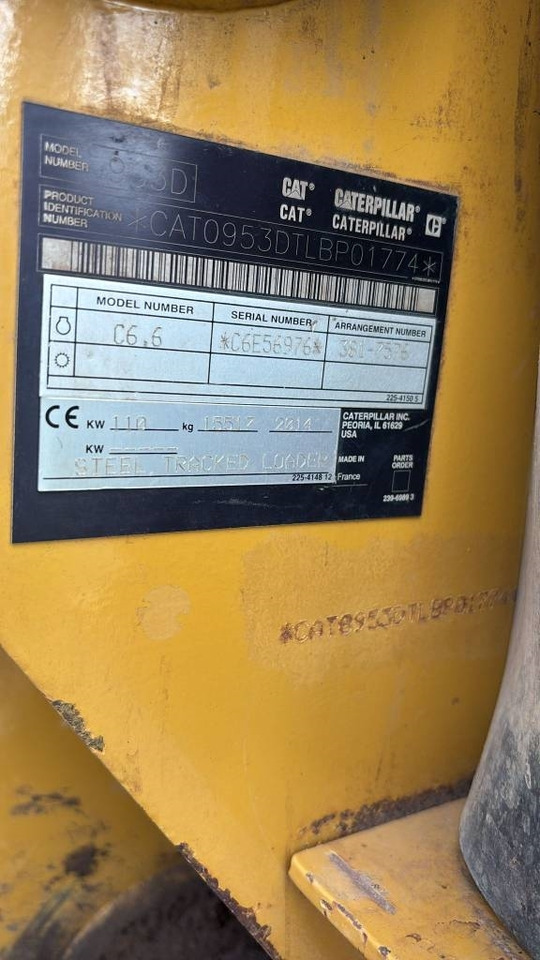 CAT 953 D (Under Preparation) - Beltelaster: bilde 2 CAT 953 D (Under Preparation) - Beltelaster: bilde 2