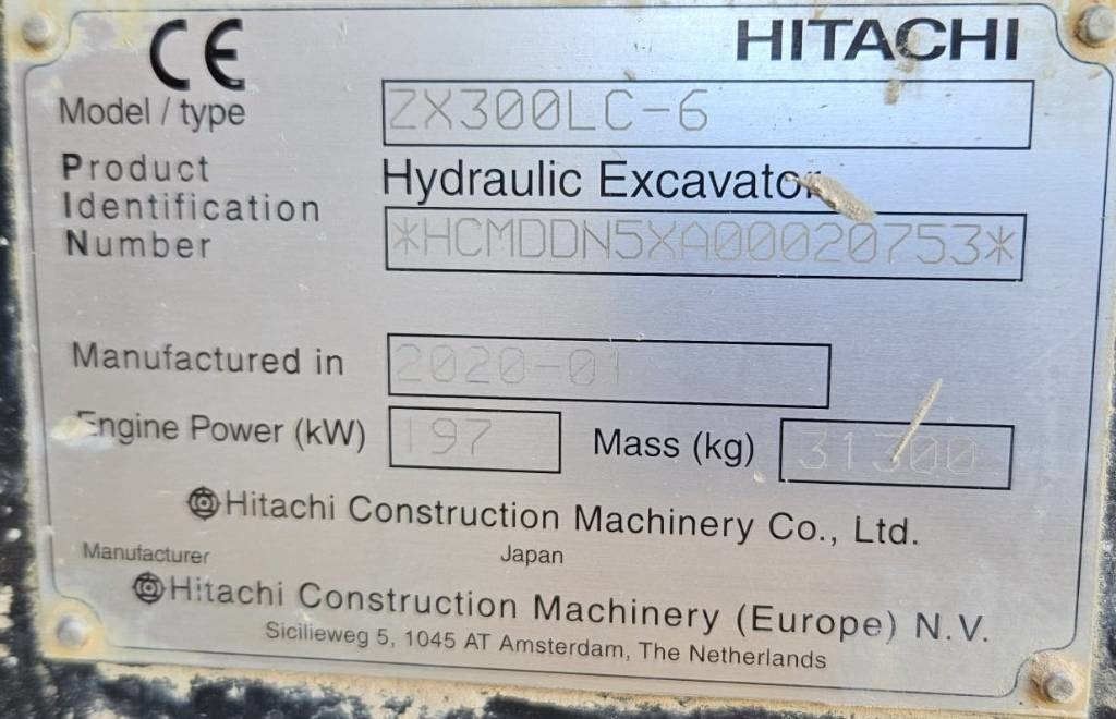Hitachi ZX 300 LC-6 (Coming Soon) - Beltegraver: bilde 2 Hitachi ZX 300 LC-6 (Coming Soon) - Beltegraver: bilde 2