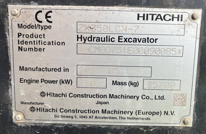 Hitachi ZX 350 LC N-7 (Coming Soon) - Beltegraver: bilde 2 Hitachi ZX 350 LC N-7 (Coming Soon) - Beltegraver: bilde 2