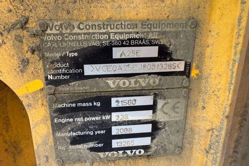 Volvo A 25 E (On Transport) - Rammestyrt dumper: bilde 2 Volvo A 25 E (On Transport) - Rammestyrt dumper: bilde 2