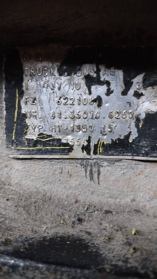 MAN HY-1350 takaperä 3,70 - Aksel og deler for Lastebil: bilde 4 MAN HY-1350 takaperä 3,70 - Aksel og deler for Lastebil: bilde 4