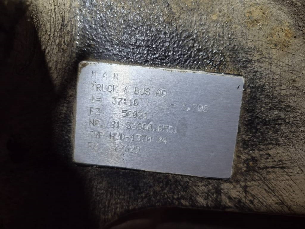 MAN HYD-1370 Etuperä ratio 3,70 - Aksel og deler for Lastebil: bilde 4 MAN HYD-1370 Etuperä ratio 3,70 - Aksel og deler for Lastebil: bilde 4