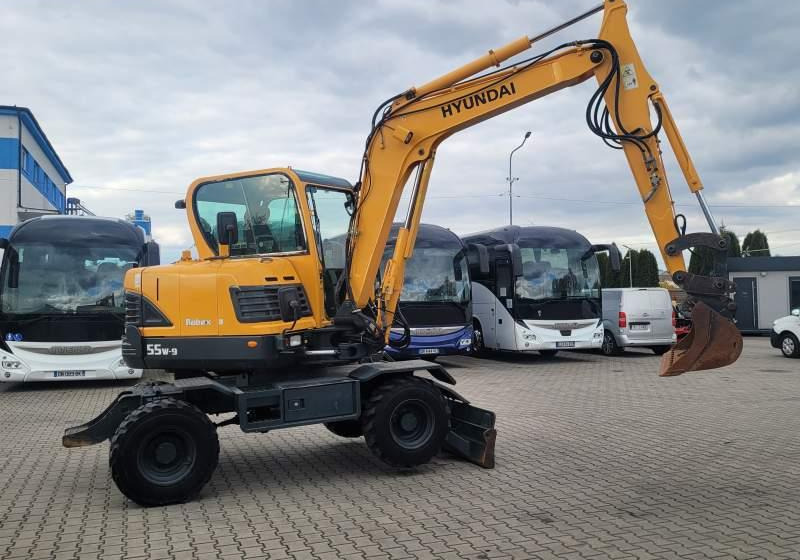 Hyundai ROBEX 55W-9 EXCAVATOR / SPROWADZONY Z FRANCJI - Hjulgraver: bilde 4 Hyundai ROBEX 55W-9 EXCAVATOR / SPROWADZONY Z FRANCJI - Hjulgraver: bilde 4