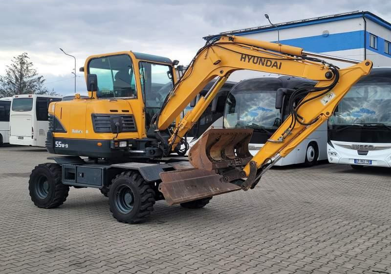 Hyundai ROBEX 55W-9 EXCAVATOR / SPROWADZONY Z FRANCJI - Hjulgraver: bilde 1 Hyundai ROBEX 55W-9 EXCAVATOR / SPROWADZONY Z FRANCJI - Hjulgraver: bilde 1