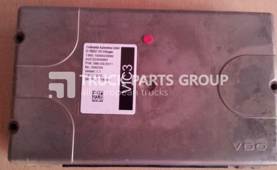 DAF 105XF, EURO5, EURO6, electronic control unit, EDC, ECU, VIC3, 17 control unit - Styreenhet for Lastebil: bilde 1 DAF 105XF, EURO5, EURO6, electronic control unit, EDC, ECU, VIC3, 17 control unit - Styreenhet for Lastebil: bilde 1