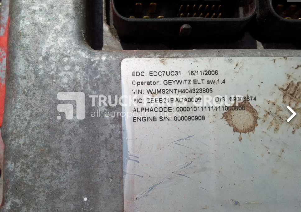 Styreenhet for Lastebil IVECO EURO5 420PS ECU 0281020048 engine computer EDC set (EDC, VCM, ch control unit: bilde 6