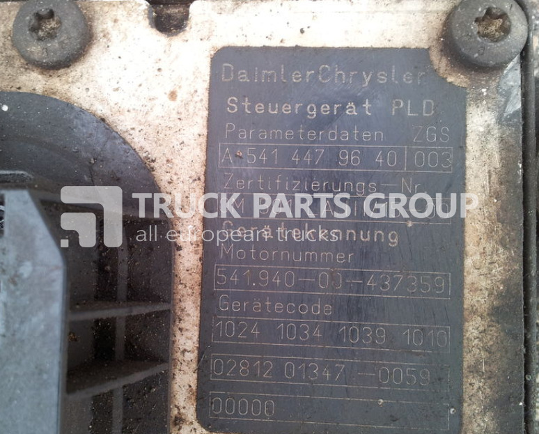 Styreenhet for Lastebil MERCEDES-BENZ Actros engine control unit, engine computer, PLD, MR, MR 2 unit, control unit: bilde 10
