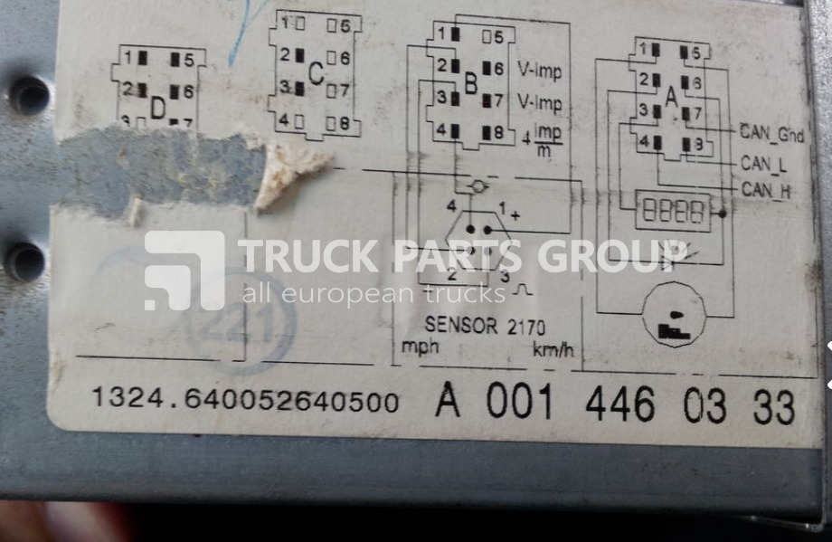 Mercedes-Benz Tachograph, tacho , MAN, DAF, VOLVO, IVECO, TYPE 1324, VDO, KENZ - Fartsskriver for Lastebil: bilde 2 Mercedes-Benz Tachograph, tacho , MAN, DAF, VOLVO, IVECO, TYPE 1324, VDO, KENZ - Fartsskriver for Lastebil: bilde 2