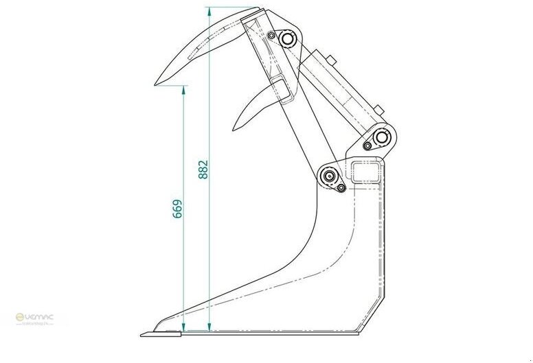 Vemac Krokodilschaufel 90 cm Kroko Schaufel Avant Multione Hoflader NEU - Silo-utstyr: bilde 3 Vemac Krokodilschaufel 90 cm Kroko Schaufel Avant Multione Hoflader NEU - Silo-utstyr: bilde 3