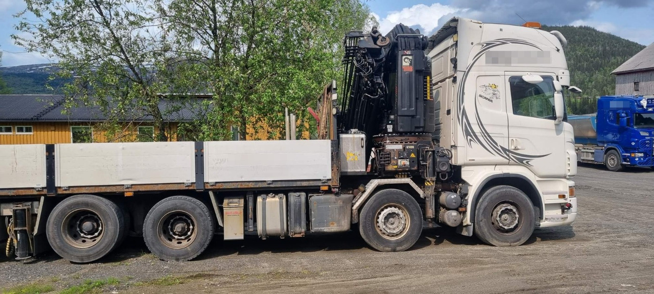 Scania R560 - Planbil, Kranbil: bilde 1 Scania R560 - Planbil, Kranbil: bilde 1