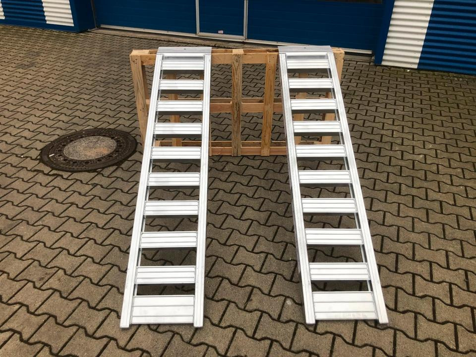 Alurampen Satz 2m 2000KG Minibagger Minilader Quad Auffahrrampe *INKL.19% MWST* - Lasterampe: bilde 4 Alurampen Satz 2m 2000KG Minibagger Minilader Quad Auffahrrampe *INKL.19% MWST* - Lasterampe: bilde 4