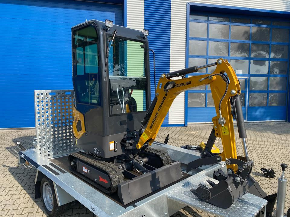 Minigraver Minibagger BK1250KJSR + Tieflader + Zubehör *INKL.19% MWST*BERGER KRAUS*VERSTELLFAHRWERK* KUBOTA*SOFORT!*: bilde 9 Minigraver Minibagger BK1250KJSR + Tieflader + Zubehör *INKL.19% MWST*BERGER KRAUS*VERSTELLFAHRWERK* KUBOTA*SOFORT!*: bilde 9