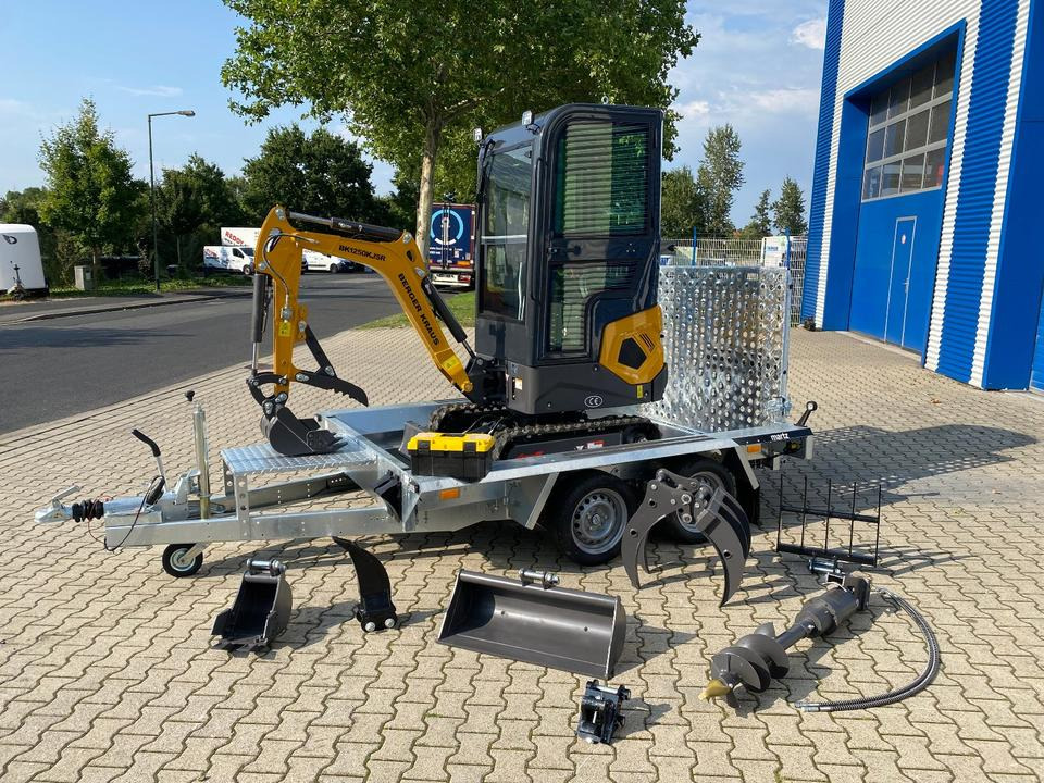 Minibagger BK1250KJSR + Tieflader + Zubehör *INKL.19% MWST*BERGER KRAUS*VERSTELLFAHRWERK* KUBOTA*SOFORT!* - Minigraver: bilde 1 Minibagger BK1250KJSR + Tieflader + Zubehör *INKL.19% MWST*BERGER KRAUS*VERSTELLFAHRWERK* KUBOTA*SOFORT!* - Minigraver: bilde 1