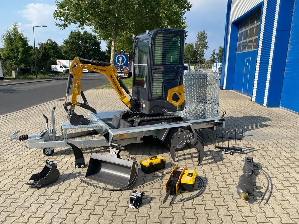Minibagger BK1250KJSR + Tieflader + Zubehör *INKL.19% MWST*BERGER KRAUS*VERSTELLFAHRWERK* KUBOTA*SOFORT!* - Minigraver: bilde 2 Minibagger BK1250KJSR + Tieflader + Zubehör *INKL.19% MWST*BERGER KRAUS*VERSTELLFAHRWERK* KUBOTA*SOFORT!* - Minigraver: bilde 2