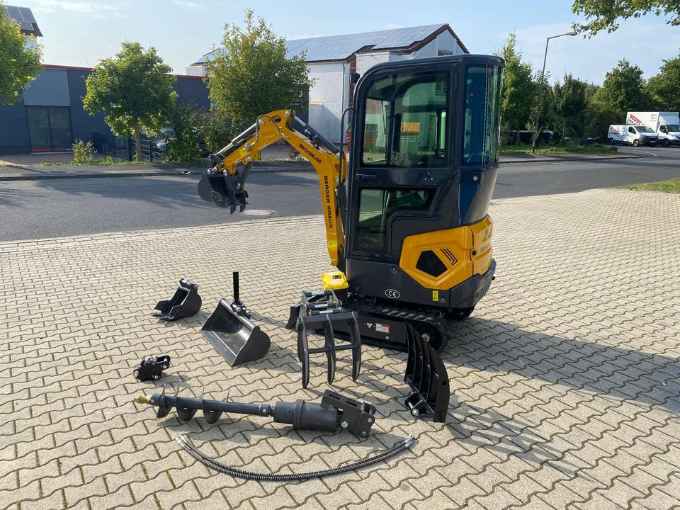 Minigraver Minibagger BK1250KJSR inkl. kleinem Zubehörpaket *INKL.19% MWST*BERGER KRAUS*KUBOTA* VERSTELLFAHRWERK*SOFORT!*: bilde 6