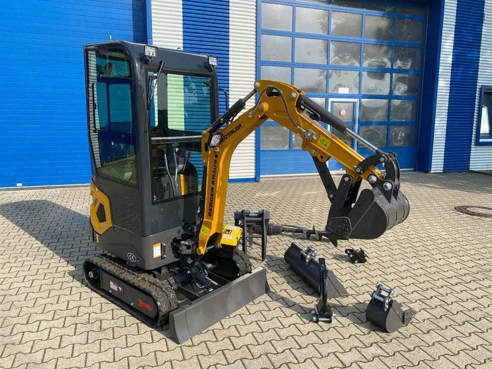 Minigraver Minibagger BK1250KJSR inkl. kleinem Zubehörpaket *INKL.19% MWST*BERGER KRAUS*KUBOTA* VERSTELLFAHRWERK*SOFORT!*: bilde 9