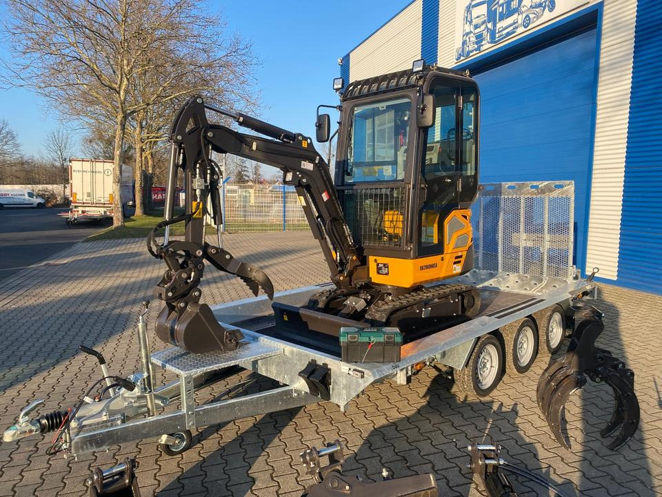 Minibagger BK2000NKSR + Tieflader + Zubehör *INKL.19% MWST*BERGER KRAUS*KUBOTA* KLIMA*SCHWENKARM*VERSTELLFAHRWERK* - Minigraver: bilde 4 Minibagger BK2000NKSR + Tieflader + Zubehör *INKL.19% MWST*BERGER KRAUS*KUBOTA* KLIMA*SCHWENKARM*VERSTELLFAHRWERK* - Minigraver: bilde 4