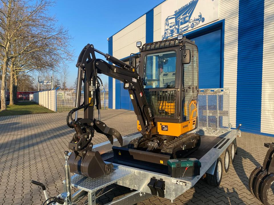 Minibagger BK2000NKSR + Tieflader + Zubehör *INKL.19% MWST*BERGER KRAUS*KUBOTA* KLIMA*SCHWENKARM*VERSTELLFAHRWERK* - Minigraver: bilde 5 Minibagger BK2000NKSR + Tieflader + Zubehör *INKL.19% MWST*BERGER KRAUS*KUBOTA* KLIMA*SCHWENKARM*VERSTELLFAHRWERK* - Minigraver: bilde 5