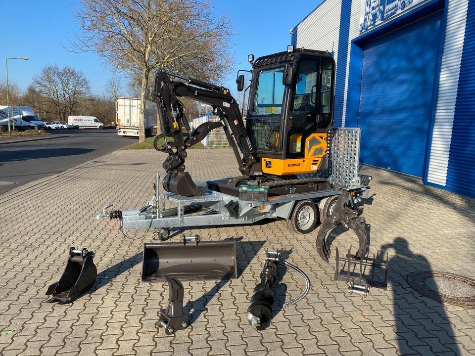 Minibagger BK2000NKSR + Tieflader + Zubehör *INKL.19% MWST*BERGER KRAUS*KUBOTA* KLIMA*SCHWENKARM*VERSTELLFAHRWERK* - Minigraver: bilde 2 Minibagger BK2000NKSR + Tieflader + Zubehör *INKL.19% MWST*BERGER KRAUS*KUBOTA* KLIMA*SCHWENKARM*VERSTELLFAHRWERK* - Minigraver: bilde 2