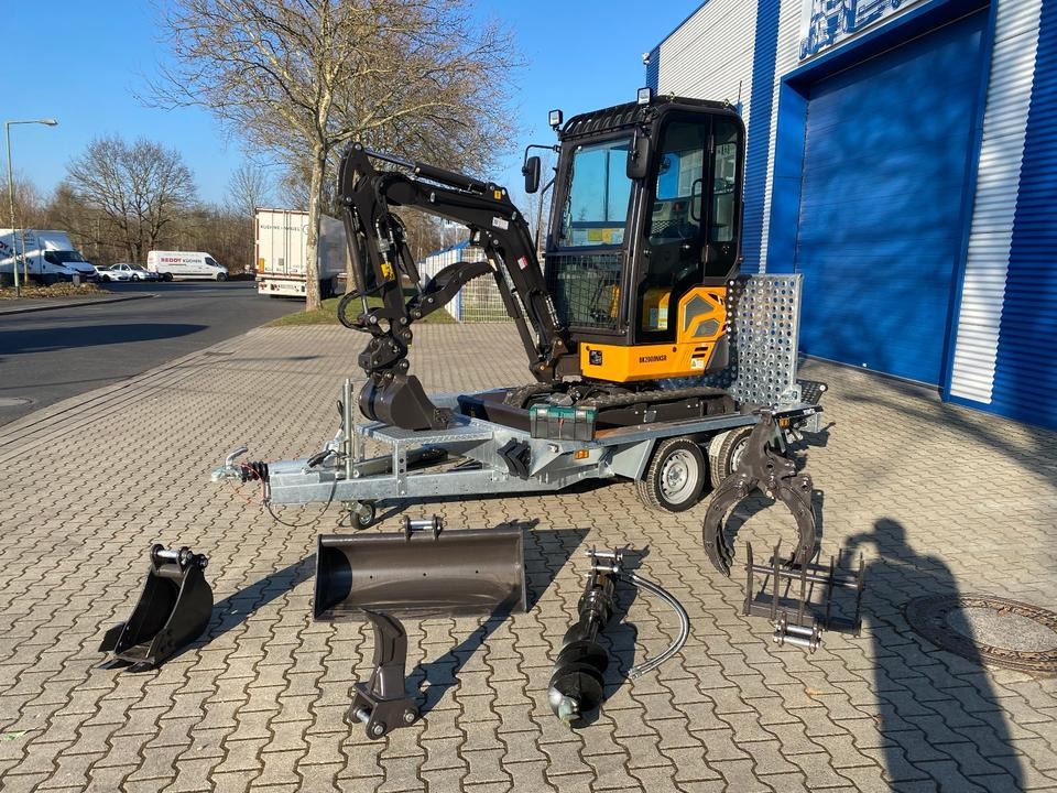 Minibagger BK2000NKSR + Tieflader + Zubehör *INKL.19% MWST*BERGER KRAUS*KUBOTA* KLIMA*SCHWENKARM*VERSTELLFAHRWERK* - Minigraver: bilde 1 Minibagger BK2000NKSR + Tieflader + Zubehör *INKL.19% MWST*BERGER KRAUS*KUBOTA* KLIMA*SCHWENKARM*VERSTELLFAHRWERK* - Minigraver: bilde 1
