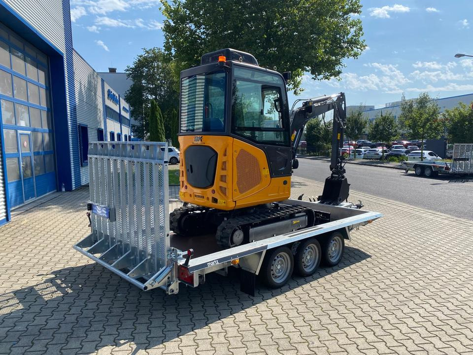 Minibagger BK2800ASR + Tieflader + Zubehör *INKL.19% MWST*BERGER KRAUS*KUBOTA*SCHWENKARM* VERSTELLFAHRWERK*KLIMA* - Minigraver, Tilhenger: bilde 5 Minibagger BK2800ASR + Tieflader + Zubehör *INKL.19% MWST*BERGER KRAUS*KUBOTA*SCHWENKARM* VERSTELLFAHRWERK*KLIMA* - Minigraver, Tilhenger: bilde 5