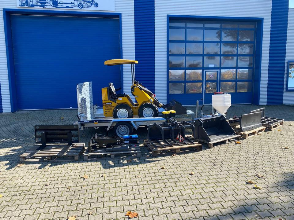 Radlader/Mini-Radlader BK360SW inkl. Tieflader und großem Zubehör *INKL.19% MWST*BERGER KRAUS*B&S MOTOR*SOFORT!* - Minilaster, Tilhenger: bilde 2 Radlader/Mini-Radlader BK360SW inkl. Tieflader und großem Zubehör *INKL.19% MWST*BERGER KRAUS*B&S MOTOR*SOFORT!* - Minilaster, Tilhenger: bilde 2