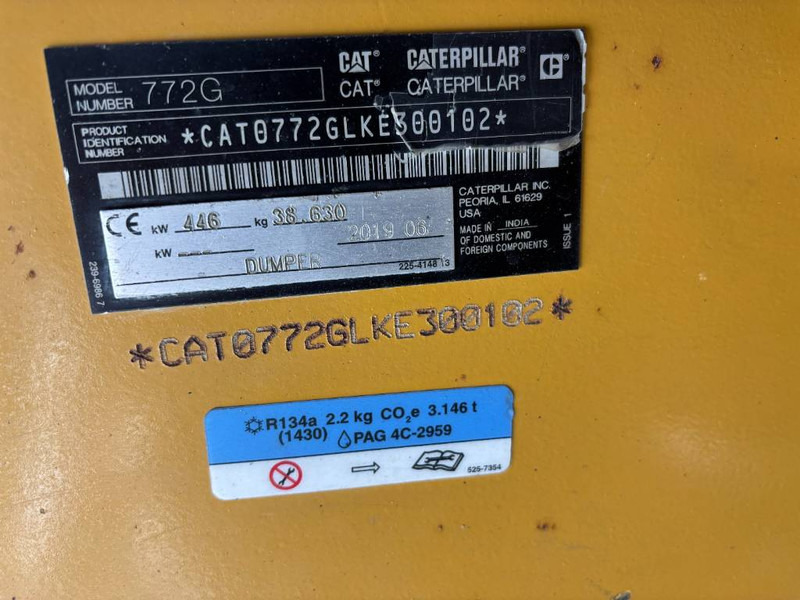 Cat 772G - Tipptruck: bilde 5 Cat 772G - Tipptruck: bilde 5