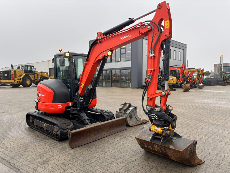 Minigraver Kubota U55 - 4 **Engcon Rototilt**: bilde 7