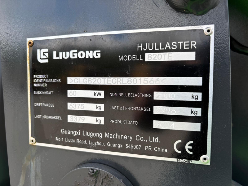 LIUGONG 820 TE - Hjullaster: bilde 5 LIUGONG 820 TE - Hjullaster: bilde 5