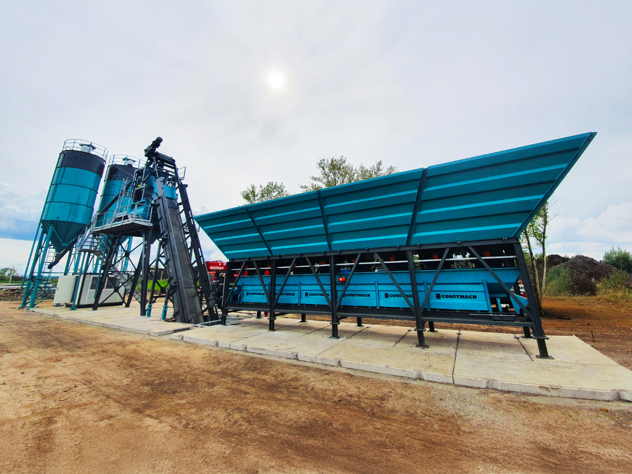 Constmach 100 m³/h Compact Concrete Batching Plant - Betongfabrikk: bilde 4 Constmach 100 m³/h Compact Concrete Batching Plant - Betongfabrikk: bilde 4