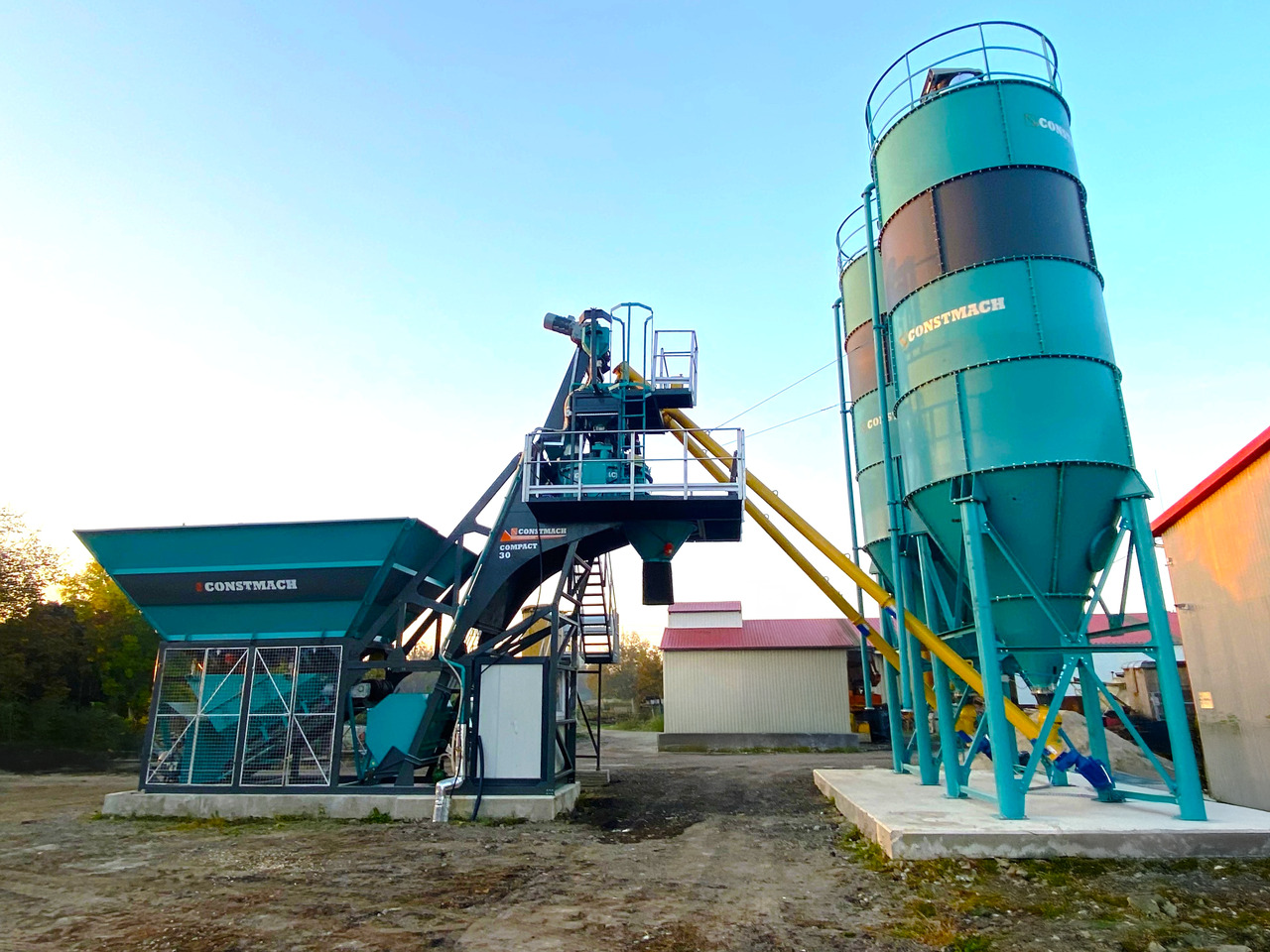 Constmach 30 m³/h Compact Concrete Batching Plant - Betongfabrikk: bilde 2 Constmach 30 m³/h Compact Concrete Batching Plant - Betongfabrikk: bilde 2