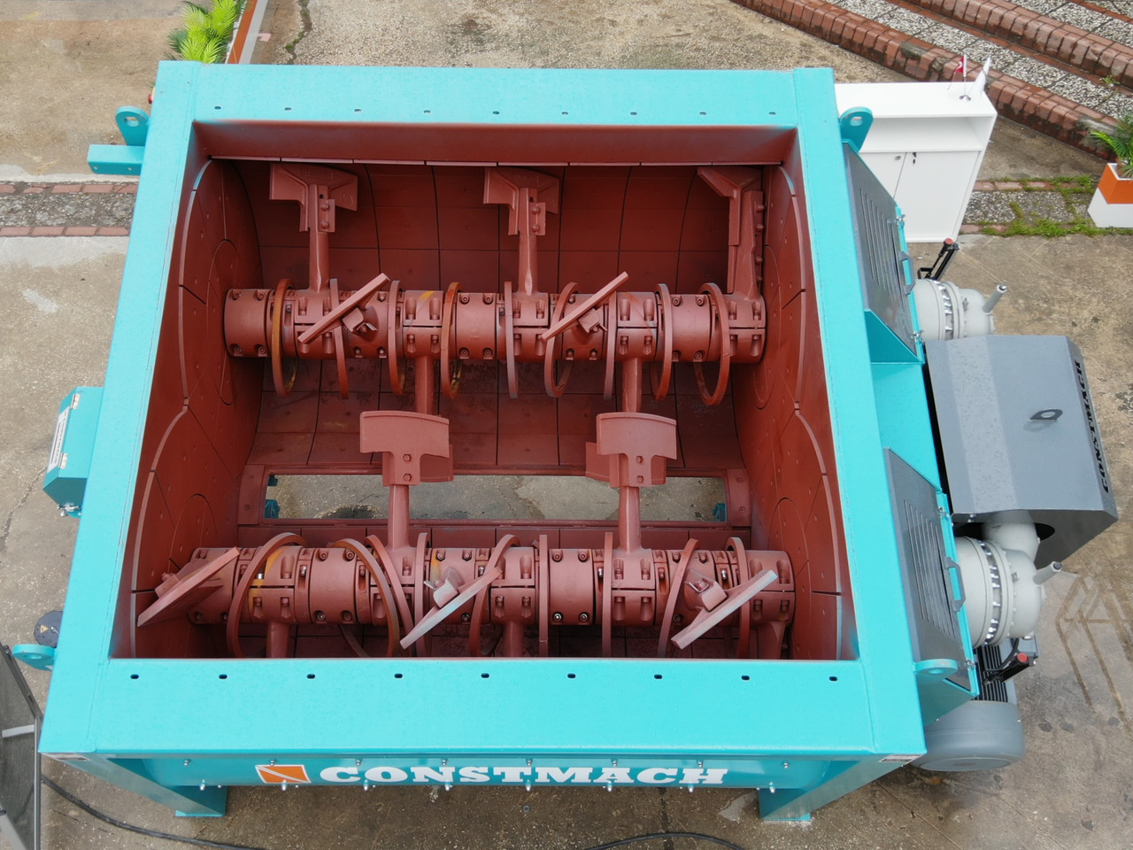 Constmach Mélangeur à Béton à Double Arbre ( Mélangeur à Palettes ) - Betongblander: bilde 2 Constmach Mélangeur à Béton à Double Arbre ( Mélangeur à Palettes ) - Betongblander: bilde 2