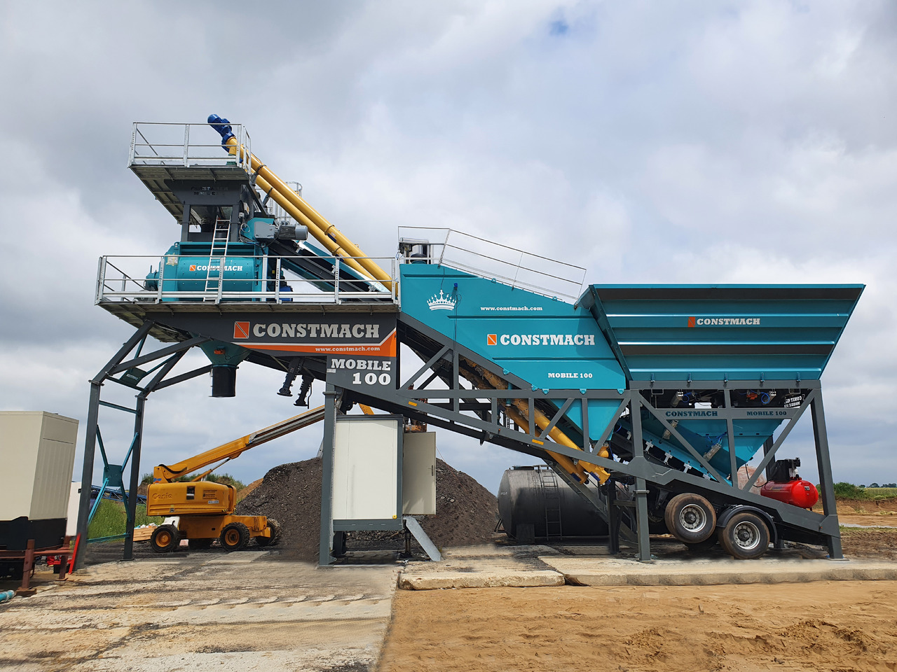 Constmach Mobile Betonmischanlage mit 100 m³/h - Betongfabrikk: bilde 5 Constmach Mobile Betonmischanlage mit 100 m³/h - Betongfabrikk: bilde 5