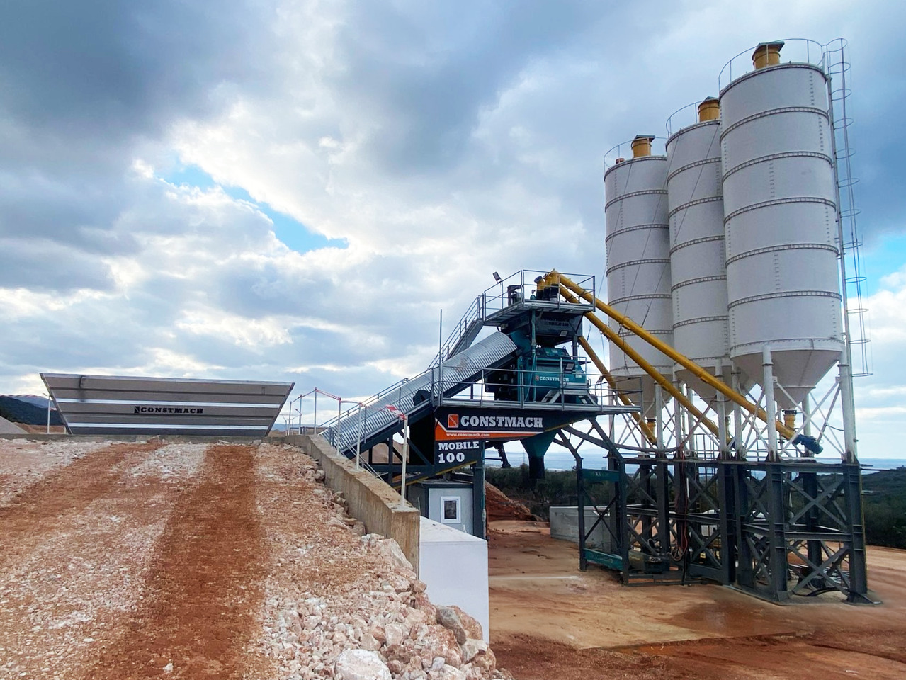 Constmach Mobile Betonmischanlage mit 100 m³/h - Betongfabrikk: bilde 2 Constmach Mobile Betonmischanlage mit 100 m³/h - Betongfabrikk: bilde 2