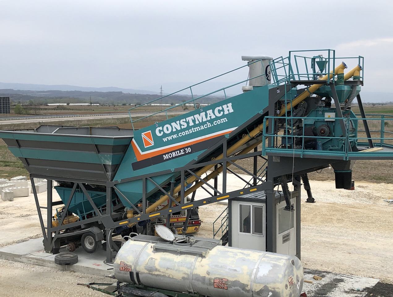 Constmach Mobile Betonmischanlage mit 30 m³/h - Betongfabrikk: bilde 5 Constmach Mobile Betonmischanlage mit 30 m³/h - Betongfabrikk: bilde 5