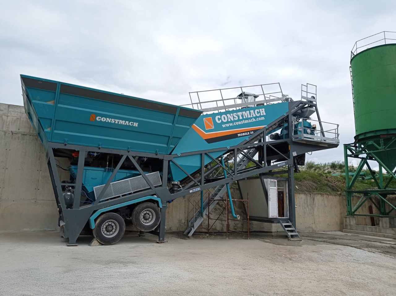 Constmach Mobile Betonmischanlage mit 30 m³/h - Betongfabrikk: bilde 3 Constmach Mobile Betonmischanlage mit 30 m³/h - Betongfabrikk: bilde 3