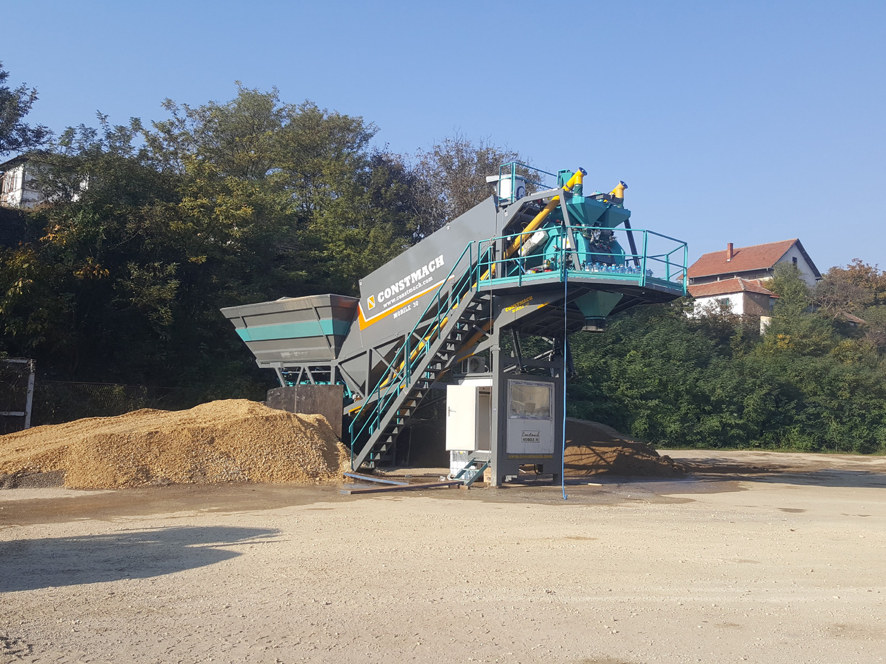 Constmach Mobile Betonmischanlage mit 30 m³/h - Betongfabrikk: bilde 4 Constmach Mobile Betonmischanlage mit 30 m³/h - Betongfabrikk: bilde 4
