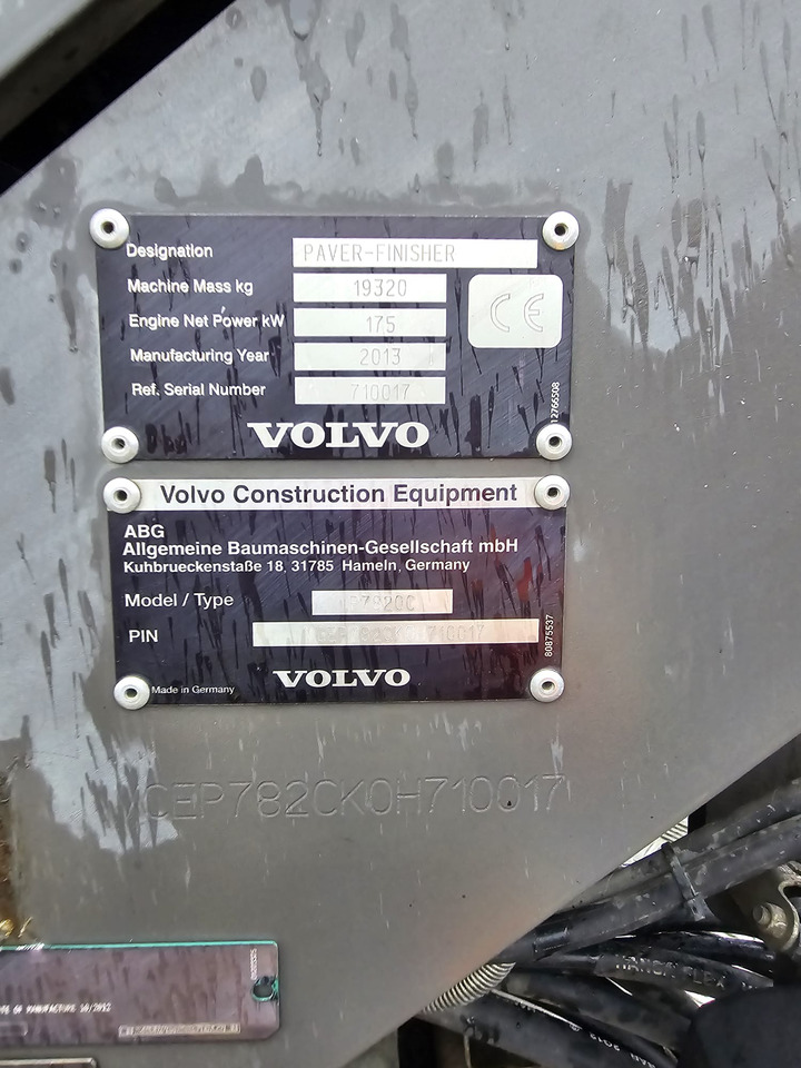 Asfaltutlegger VOLVO ABG 7820C: bilde 19