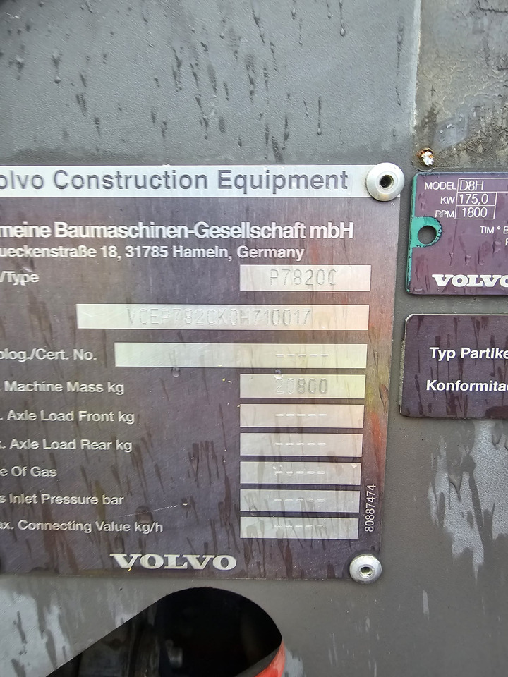 Asfaltutlegger VOLVO ABG 7820C: bilde 18