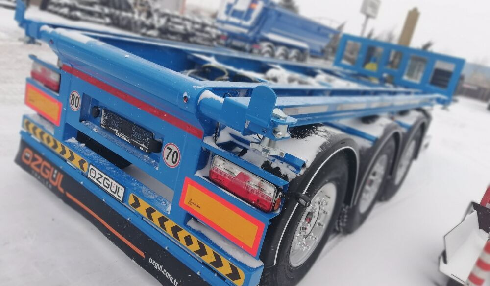 Ny Container-transport/ Vekselflak semitrailer for transport av container Özgül 40 FT TIPPING CONTAINER CHASSIS AINER CARRIER: bilde 11