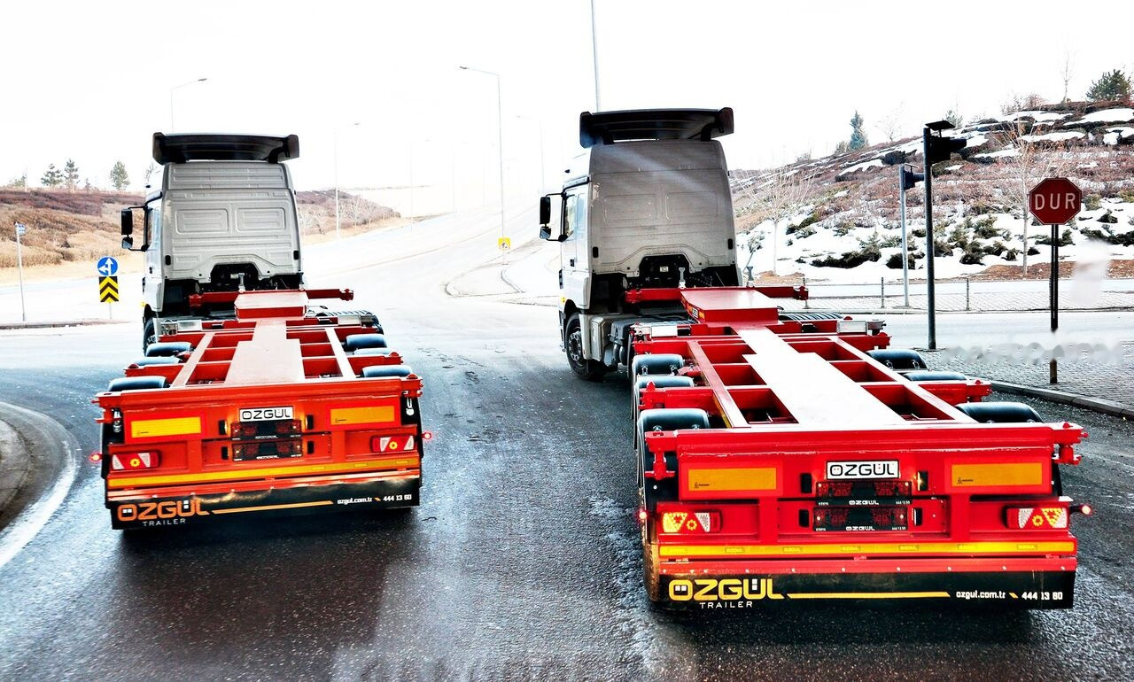Ny Container-transport/ Vekselflak semitrailer for transport av container Özgül TELESCOBIC HIGH CUBE CONTAINER CHASSIS: bilde 12