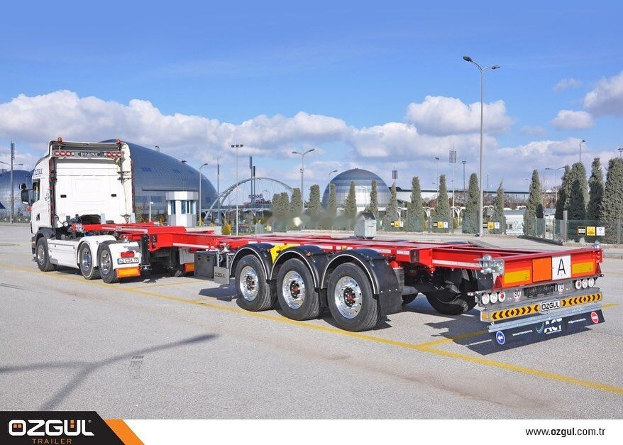 Ny Container-transport/ Vekselflak semitrailer for transport av container Özgül TELESCOBIC HIGH CUBE CONTAINER CHASSIS: bilde 31