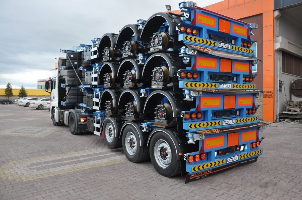 Ny Container-transport/ Vekselflak semitrailer for transport av container Özgül TELESCOBIC HIGH CUBE CONTAINER CHASSIS: bilde 21