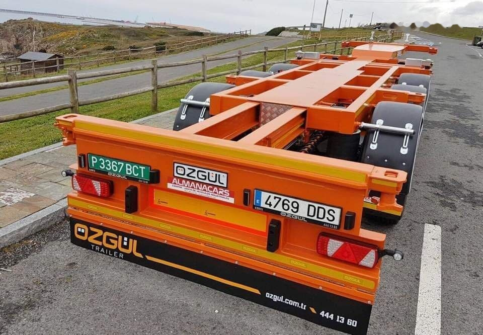 Ny Container-transport/ Vekselflak semitrailer for transport av container Özgül TELESCOBIC HIGH CUBE CONTAINER CHASSIS: bilde 7