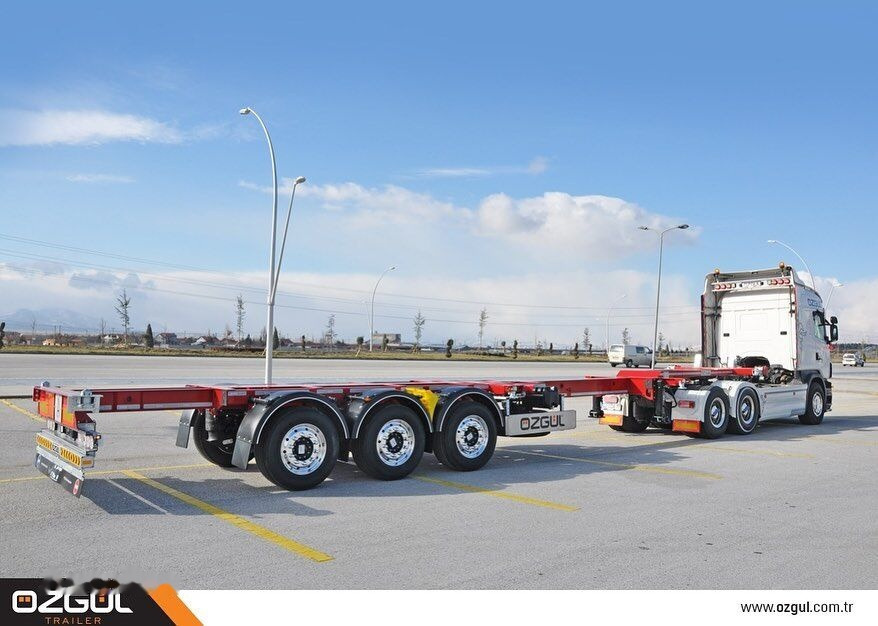 Ny Container-transport/ Vekselflak semitrailer for transport av container Özgül TELESCOBIC HIGH CUBE CONTAINER CHASSIS: bilde 20