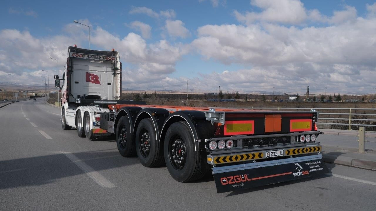 Ny Container-transport/ Vekselflak semitrailer for transport av container Özgül TELESCOBIC HIGH CUBE CONTAINER CHASSIS: bilde 32