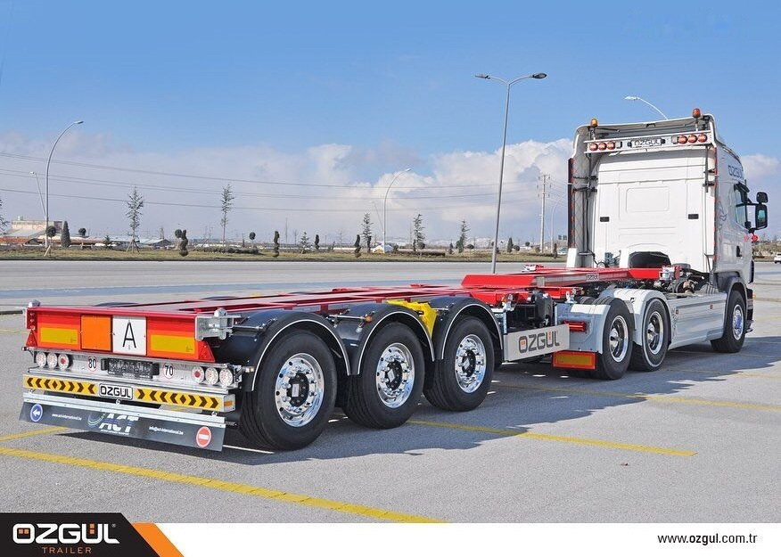 Ny Container-transport/ Vekselflak semitrailer for transport av container Özgül TELESCOBIC HIGH CUBE CONTAINER CHASSIS: bilde 34