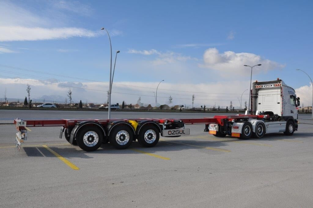 Ny Container-transport/ Vekselflak semitrailer for transport av container Özgül TELESCOBIC HIGH CUBE CONTAINER CHASSIS: bilde 30