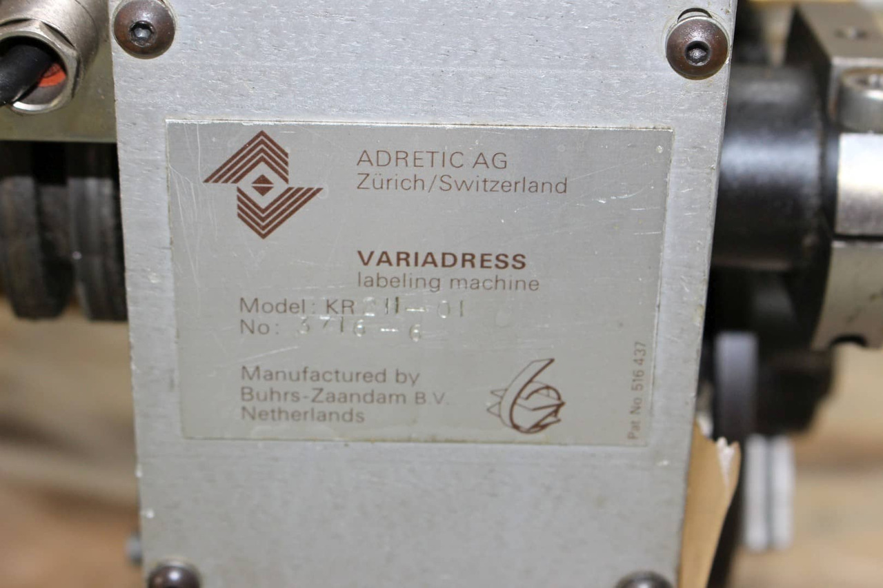 Trykkmaskin Buhrs VARIADRESS KR 2 II - 01: bilde 6